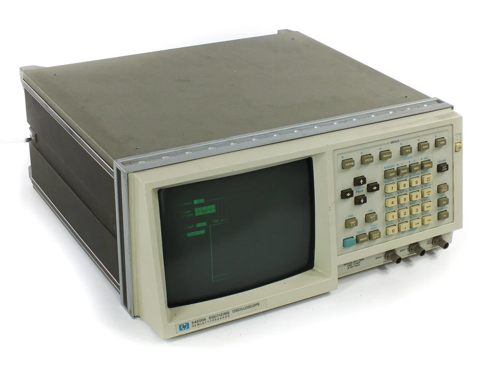 Osciloscópio digitalizador Hewlett Packard 54200A 2 canais 50MHz vintage - Imagem 1 de 4