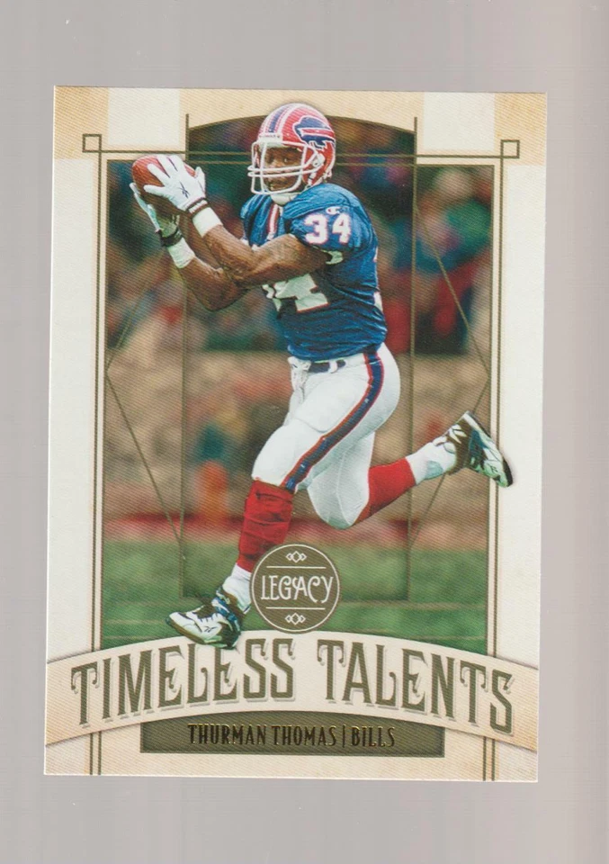 2019 Panini Legacy Timeless Talents #TT-TT Thurman Thomas card, Buffalo Bills - Image 1 of 1