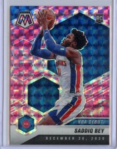 Mosaico Panini 2020-21 camuflaje rosa #276 Saddiq Bey - Imagen 1 de 1