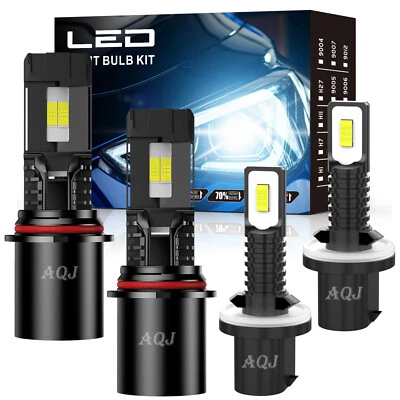 For Subaru Impreza WRX 2002-2003 4x LED Headlight 9007 HB5 + 880 Fog Light Bulbs - Image 1 of 4