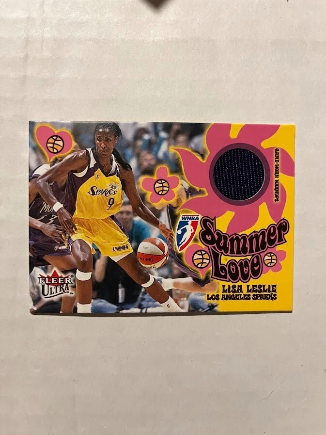 2002 Ultra WNBA Summer Love Jersey Card Lisa Leslie Black - Image 1 of 1