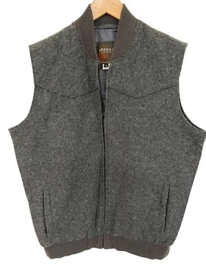ROPER Chaleco Hombre Mezcla Lana Western Talla L Grande Foto 1 de 4