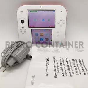 Vintage Console NINTENDO 2DS - White Red Tested & Working Consolle Testata - Bild 1 von 1