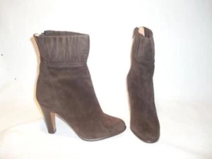 WUNDERSCHÖNE BRAUNE CAMBRIDGE WILDLEDER STIEFELETTE VINTAGE 80 GR.37,5 NEU TOP ZUSTAND - Bild 1 von 1