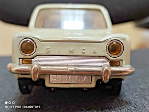 VINTAGE RICO SIMCA 1000 CAR FIAT PLASTIC METAL TOY FRICTION MADE IN SPAIN PARTS - Picture 1 of 24