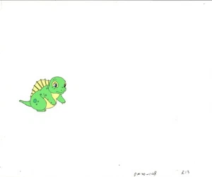 Dink the Little Dinosaur Animation Cel n Zeichnung Ruby Spears 1989-91 D1078 - Bild 1 von 1