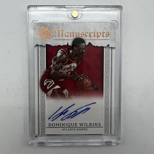 2016-17 Dominique Wilkins Panini Excalibur Manuscripts Auto /149 Autograph