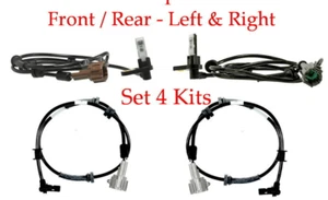 4 Pieces ABS Wheel Speed Sensor Front-Rear Left/Right Fits: Nissan Titan 08-11 - Picture 1 of 3