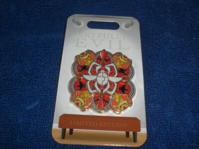 Prendedor 3-D agosto Parques Disney 2021 Artfully Evil Aladdin VILLAIN JAFAR LE  Foto 1 de 3