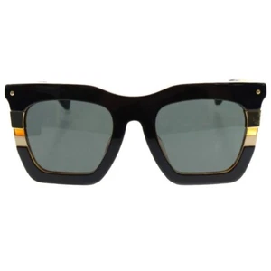 LOUIS VUITTON LV Side logo engraved metal frame Wellington sunglasses gold/black - Picture 1 of 6