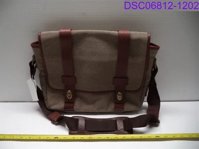 Bolso Mensajero Bosca Essentials Hombre Tela y Cuero Marrón P/N 826-329 Foto 1 de 4