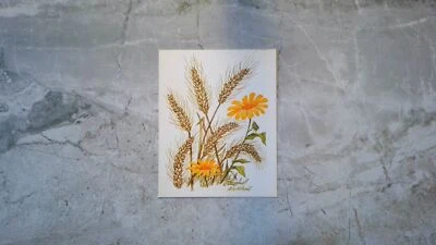 Current Blank Note Card w/ Wheat & Flowers Meadow Blossoms by Dick Dahlquist - Image 1 of 2