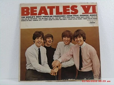 THE BEATLES-(LP)-BEATLES VI - INCLUDES "EIGHT DAYS A WEEK" - CAPITOL STEREO-1965 - Image 1 of 4