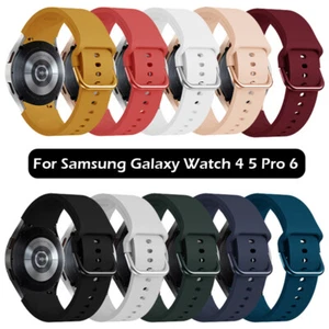 Für Samsung Galaxy Watch 4 5 Pro 6 7 FE 40/44/43/47mm Sport Band Silikon Armband - Bild 1 von 58