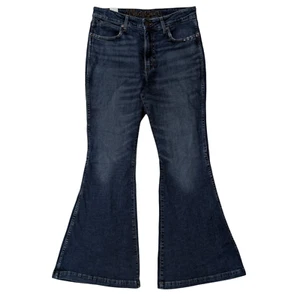 New Wrangler Women's Retro High Rise Trumpet Flare Jeans 30x34 (30x33) Hippie - Picture 1 of 11