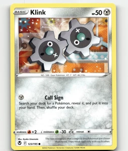 Pokemon Klink 123/195 Silberner Sturm NM/M - Bild 1 von 1