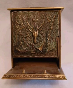Max Le Verrier Bronze Cigarette Holder/Dispenser RARE - Picture 1 of 15