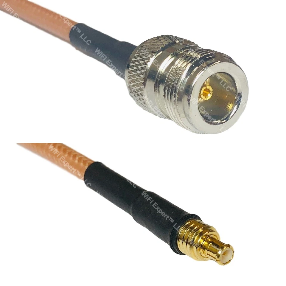 RG400 N FEMALE to MCX MALE RF Cable FAST-SHIP LOT - Image 1 of 1