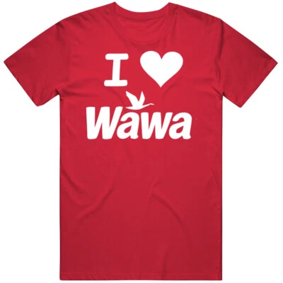 Camiseta de regalo I Heart Wawa Convenience Store Foto 1 de 2