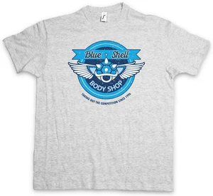 BLUE SHELL BODY SHOP T-SHIRT - Super Luigi Mario Spiel Kart Größen S - 5XL - Bild 1 von 1