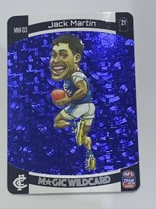 2021 AFL TEAMCOACH JACK MARTIN MAGIC WILDCARD MW-03 BLUES - Bild 1 von 2
