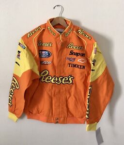 04’ Kevin Harvick #21 Reese’s Cup Racing Chase Authentic Twill Jacket Size L NWT
