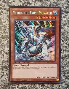 Yugioh SBC2-ENI21 Mobius the Frost Monarch Prismatic Secret Rare 1st MINT - NM - Picture 1 of 2