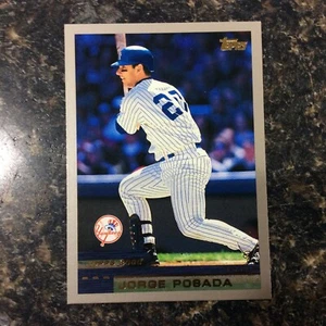 2000 Topps #56 Jorge Posada Yankees de Nueva York - Imagen 1 de 2