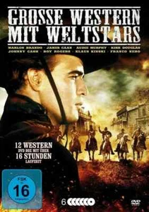 Grosse Western mit Weltstars ! 6-DVD Box 12 Filme NEU OVP Marlon Brando usw. - Bild 1 von 2