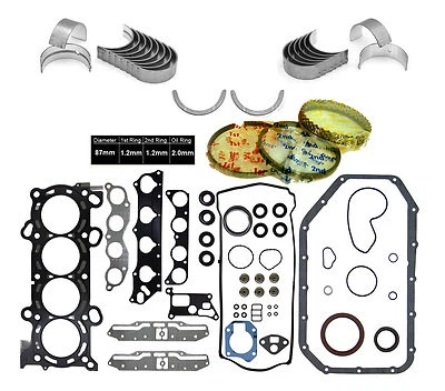 Fit 03-13 Honda Accord Element 2.4 K24A2 K24A4 GRAPHITE FULL SET  RE-RING KIT - Image 1 of 4