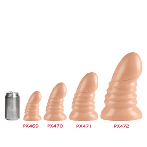 2 Colors Big Extra Large Anal Butt Plug Dildo G-spot Anus Dilator Anal Sex Toy - Picture 1 of 20