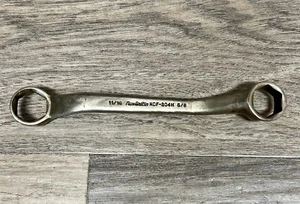 Vintage New Britain NDF304h 5/8 x 11/16 kurzer Offset Ringschlüssel - USA - Bild 1 von 3