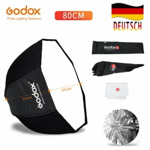 DE Godox 32"/80cm Octagon Umbrella Blitz Softbox Reflektor für Speedlite Blitz - Bild 1 von 7
