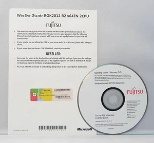 Microsoft Windows Server 2012 R2 Datacenter - Fujitsu-ROK - 2 CPU - mit DVD - - Bild 1 von 1
