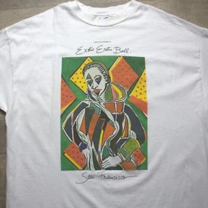 Vintage Exotic Erotic Ball San Francisco 1992 LeRoy Neiman Event T-Shirt XL - Picture 1 of 5