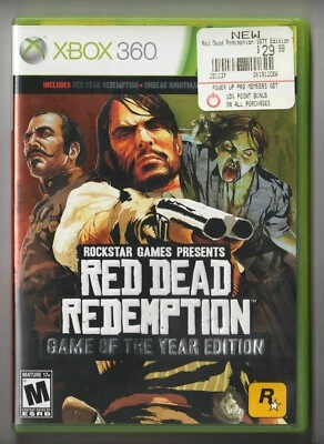 Red Dead Redemption Game of the Year Edition with Map Xbox 360 CIB - Image 1 of 4