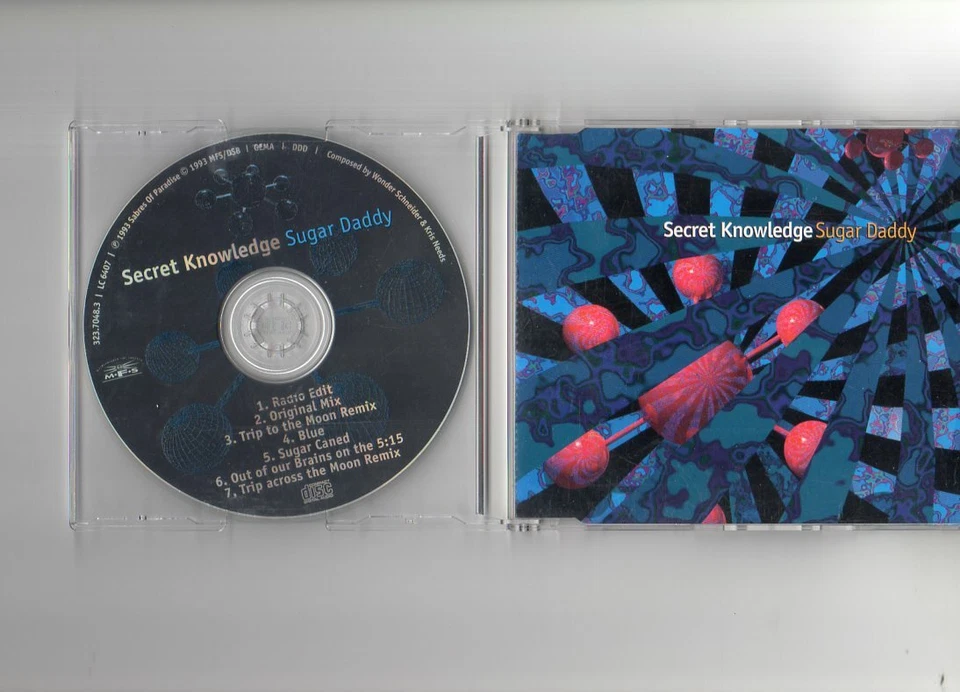 Secret Knowledge - Sugar Daddy - CD EP - PROGRESSIVE HOUSE TRANCE - MFS '93 - Bild 1 von 1