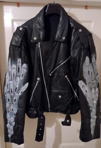 Hand Painted One Of One, 1992 Jacket By Roy Mcloud Lead Singer Of (Big Chill). - Picture 1 of 11
