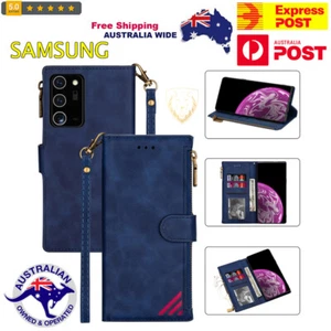 Funda de cuero PU abatible horizontal con soporte para Samsung Galaxy - Imagen 1 de 20
