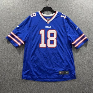 Buffalo Bills Jersey Mens XL Blue NFL Football Percy Harvin 18 Nike On Field - Picture 1 of 11