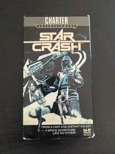 Star Crash (1979) (EX-RENTAL VHS) Charter #90004 (1986) Spinell, Munro, 'Hoff - Picture 1 of 12