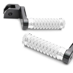 Silver M-Grip Front 1.5" Extended Foot Pegs For Sprint ST/RS/933i 01 02 03 04 - Picture 1 of 8