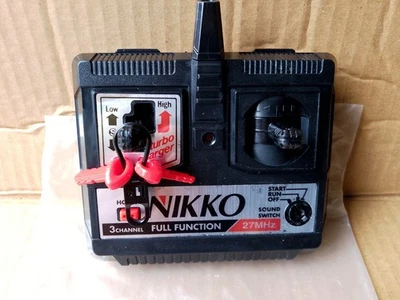 RADIOCOMANDO  NIKKO 3 CHANNEL 27 MHz  FULL FUNCTION  BAND 5 GIG  RADIOCONTROL - Image 1 of 2