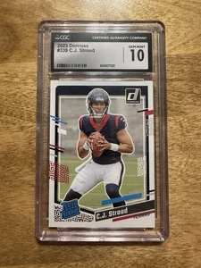 2023 Donruss Rated Rookie CJ Stroud #339 CGC 10 - Bild 1 von 2