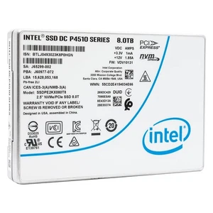 Intel/SSD Intel Corporation SSDPE2KX080T801 DC P4510 Series (8.0TB 2.5in PCIe - Picture 1 of 6