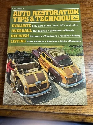 Petersen's Auto Restoration Tips and Techniques 1976 Paperback Vintage - Image 1 of 4