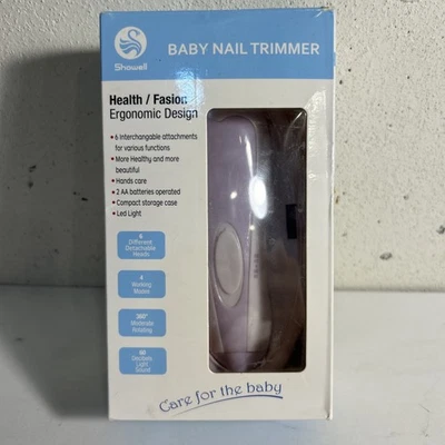 Showell - Cofre aparador de unhas para bebês com luz e 6 cabeças destacáveis para bebês - Imagem 1 de 4