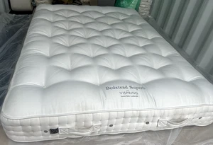 British Handmade Vi Spring Bedstead Superb 5ft king Size Mattress Pocket Sprung - Picture 1 of 8