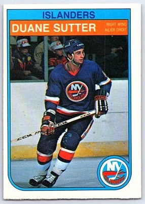 1982-83 O-Pee-Chee Duane Sutter New York Islanders #212 - Image 1 of 2