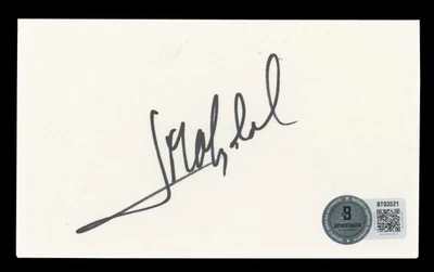 Jose Maria Olazabal Authentic Signed 3x5 Index Card Autographed BAS #BT03521 - Image 1 of 2